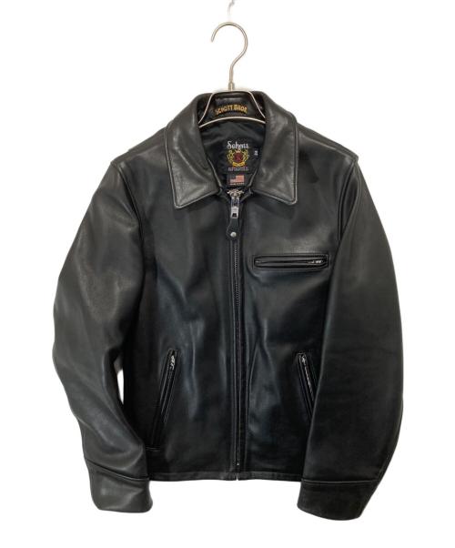 SCHOTT BROS.（ショットブロス）SCHOTT BROS. (ショットブロス) 103US TRUCKER LEATHER ジャケット　トラッカーレザージャケット　7209 ブラック サイズ:34の古着・服飾アイテム