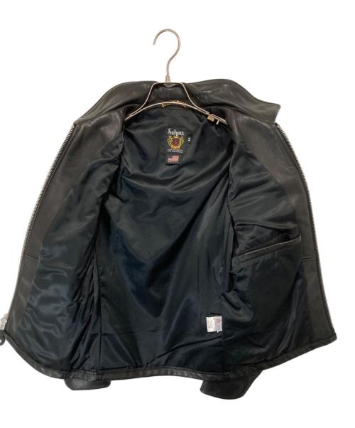 SCHOTT BROS.（ショットブロス）SCHOTT BROS. (ショットブロス) 103US TRUCKER LEATHER ジャケット　トラッカーレザージャケット　7209 ブラック サイズ:34の古着・服飾アイテム