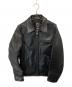 SCHOTT BROS.（ショットブロス）の古着「103US TRUCKER LEATHER ジャケット　トラッカーレザージャケット　7209」｜ブラック