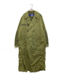 JUNYA WATANABE MAN（ジュンヤワタナベマン）の古着「綿ナイロンツイルワッシャーコート WJ-C011 AD2022」｜カーキ
