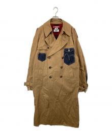 JUNYA WATANABE MAN×LEVI'S（ジュンヤワタナベマン×リーバイス）の古着「22FW コラボ再構築トレンチコート WJ-C902 AD2022 デニム」｜ベージュ