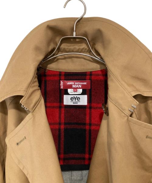 JUNYA WATANABE MAN（ジュンヤワタナベマン）JUNYA WATANABE MAN (ジュンヤワタナベマン) LEVI'S (リーバイス) 22FW コラボ再構築トレンチコート WJ-C902 AD2022 デニム ベージュ サイズ:Mの古着・服飾アイテム