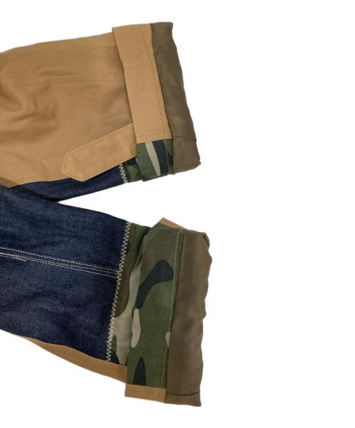 JUNYA WATANABE MAN（ジュンヤワタナベマン）JUNYA WATANABE MAN (ジュンヤワタナベマン) LEVI'S (リーバイス) 22FW コラボ再構築トレンチコート WJ-C902 AD2022 デニム ベージュ サイズ:Mの古着・服飾アイテム