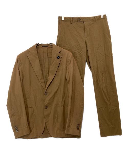 LARDINI（ラルディーニ）LARDINI (ラルディーニ) ライトウェイト ストレッチ セットアップ ベージュ サイズ:46の古着・服飾アイテム