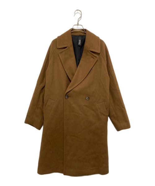 HEVO（イーヴォ）Hevo (イーヴォ) ダブルブレスト コート 2205-BRIN725 ベージュ サイズ:44の古着・服飾アイテム