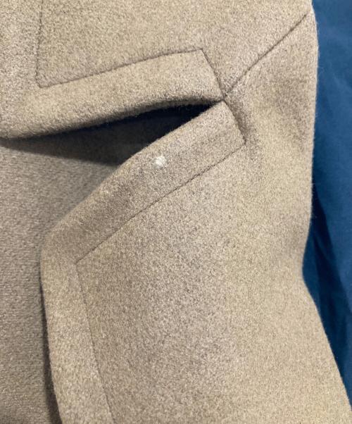 HEVO（イーヴォ）Hevo (イーヴォ) ダブルブレスト コート 2205-BRIN725 ベージュ サイズ:44の古着・服飾アイテム