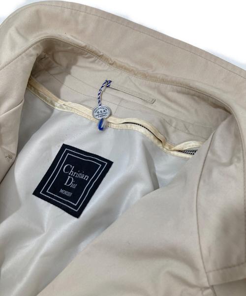 Christian Dior MONSIEUR（クリスチャンディオールムッシュ）Christian Dior MONSIEUR (クリスチャンディオールムッシュ) トレンチコート ベージュ サイズ:５２Rの古着・服飾アイテム