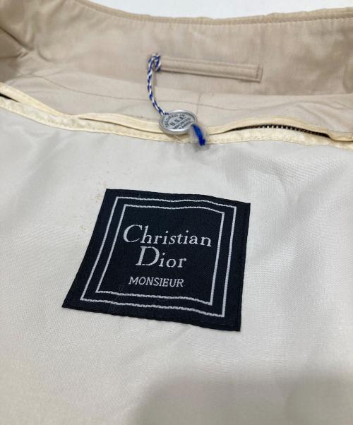 Christian Dior MONSIEUR（クリスチャンディオールムッシュ）Christian Dior MONSIEUR (クリスチャンディオールムッシュ) トレンチコート ベージュ サイズ:５２Rの古着・服飾アイテム