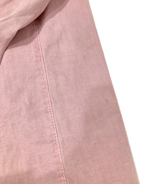 STONE ISLAND（ストーンアイランド）STONE ISLAND (ストーンアイランド) OLD EFFECT CANVAS OVERSHIRT　オールドエフェクトキャンバスオーバーシャツ　25SS　	7215114WN ピンク サイズ:Lの古着・服飾アイテム