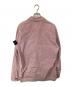 STONE ISLAND (ストーンアイランド) OLD EFFECT CANVAS OVERSHIRT　オールドエフェクトキャンバスオーバーシャツ　25SS　	7215114WN ピンク サイズ:L：30000円
