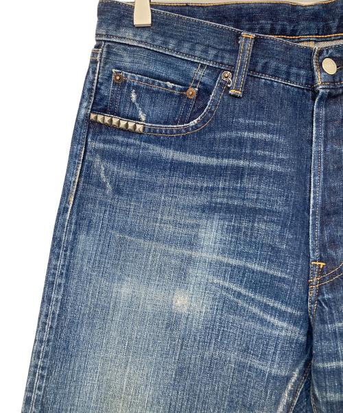Hysteric Glamour（ヒステリックグラマー）Hysteric Glamour (ヒステリックグラマー) 02243AP55 スタッズ デニムパンツ インディゴ サイズ:31の古着・服飾アイテム