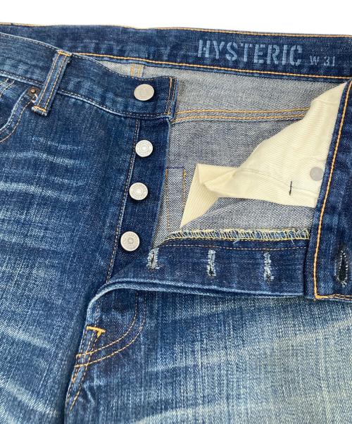 Hysteric Glamour（ヒステリックグラマー）Hysteric Glamour (ヒステリックグラマー) 02243AP55 スタッズ デニムパンツ インディゴ サイズ:31の古着・服飾アイテム