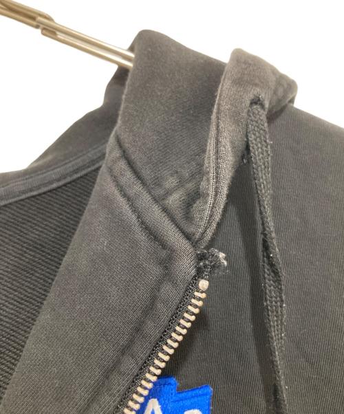 ADER error（アーダーエラー）ADER error (アーダーエラー) Sig; BL Tag hoodie zip-up 02 Black シグ ブルー タグ フーディー ジップアップ ゼロツー ブラック BM42FYHD0401BK ブラック サイズ:XLの古着・服飾アイテム