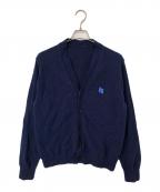 ADER errorアーダーエラー）の古着「カーディガン BMSGFYKT0701NV TRS Tag Cropped Cardigan」｜ブルー
