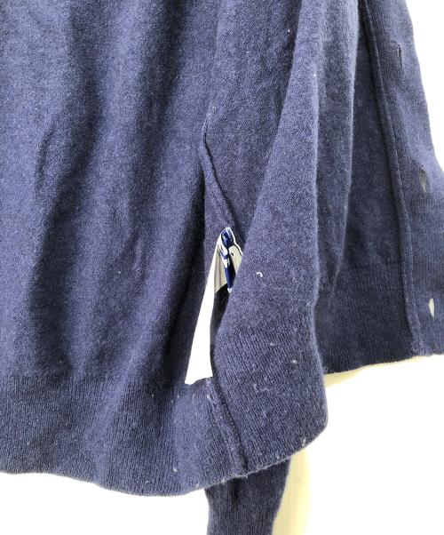 ADER error（アーダーエラー）ADER error (アーダーエラー) カーディガン BMSGFYKT0701NV TRS Tag Cropped Cardigan ブルー サイズ:Mの古着・服飾アイテム