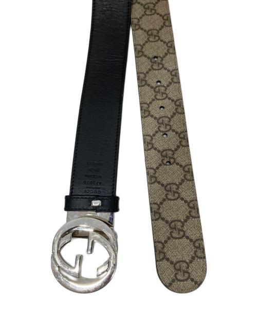 GUCCI（グッチ）GUCCI (グッチ) GGマーモント ベルト 473030 ベージュ サイズ:85.34の古着・服飾アイテム