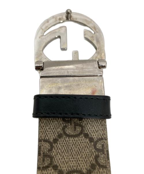 GUCCI（グッチ）GUCCI (グッチ) GGマーモント ベルト 473030 ベージュ サイズ:85.34の古着・服飾アイテム