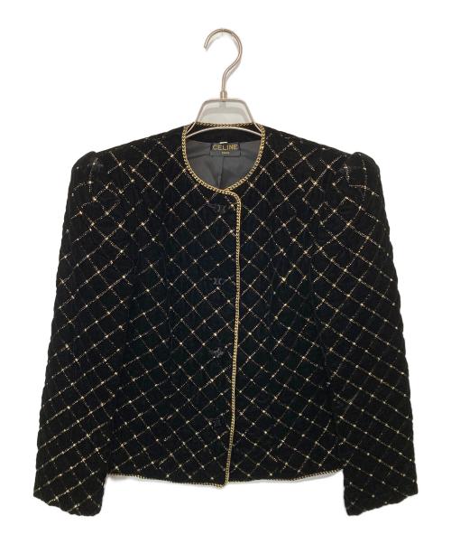 CELINE（セリーヌ）CELINE (セリーヌ) セットアップスーツ ブラック サイズ:３６の古着・服飾アイテム