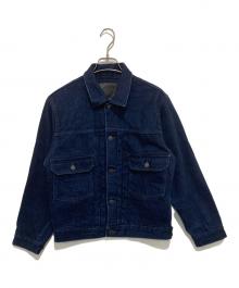 FULLCOUNT（フルカウント）の古着「Type2 Super Rough Indigo × Black ONE WASH タイプツー スーパーラフ インディゴ × ブラック ワン ウォッシュ 2102SRB」｜インディゴ