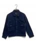 FULLCOUNT（フルカウント）の古着「Type2 Super Rough Indigo × Black ONE WASH タイプツー スーパーラフ インディゴ × ブラック ワン ウォッシュ 2102SRB」｜インディゴ