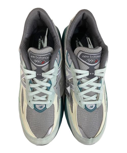 NEW BALANCE（ニューバランス）NEW BALANCE (ニューバランス) U990GT6 ローカットスニーカー グレー×グリーン サイズ:26.5の古着・服飾アイテム