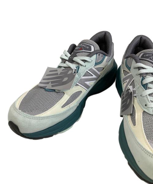 NEW BALANCE（ニューバランス）NEW BALANCE (ニューバランス) U990GT6 ローカットスニーカー グレー×グリーン サイズ:26.5の古着・服飾アイテム