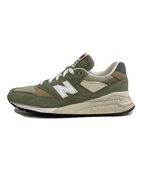 NEW BALANCE（ニューバランス）NEW BALANCE (ニューバランス) U998GT ローカットスニーカー グリーン サイズ:２７の古着・服飾アイテム