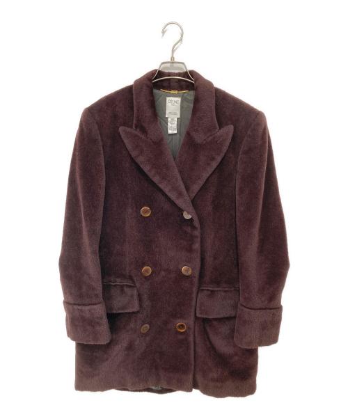 CELINE（セリーヌ）CELINE (セリーヌ) ジェーシーシー期 ダブルコート ブラウン サイズ:４０の古着・服飾アイテム