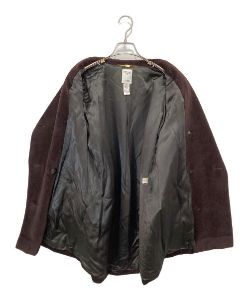 CELINE（セリーヌ）CELINE (セリーヌ) ジェーシーシー期 ダブルコート ブラウン サイズ:４０の古着・服飾アイテム