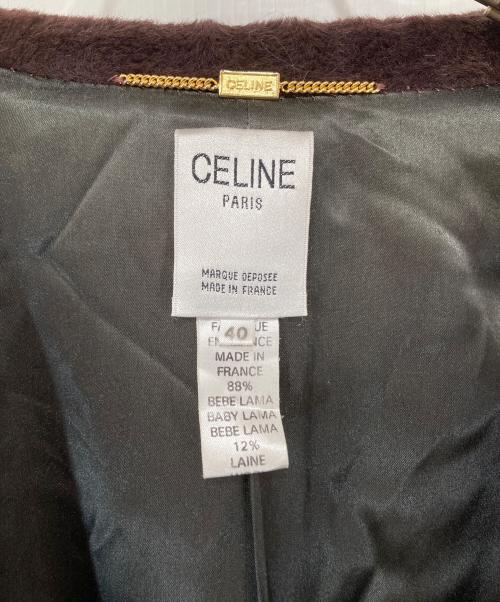 CELINE（セリーヌ）CELINE (セリーヌ) ジェーシーシー期 ダブルコート ブラウン サイズ:４０の古着・服飾アイテム