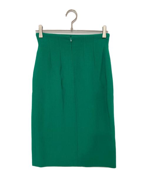 CELINE（セリーヌ）CELINE (セリーヌ) セットアップスーツ ノーカラー グリーン サイズ:38の古着・服飾アイテム