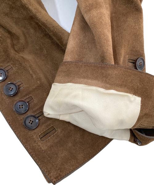 GUCCI（グッチ）GUCCI (グッチ) トムフォード期 スウェードジャケット テーラードジャケット ベージュ サイズ:４２の古着・服飾アイテム