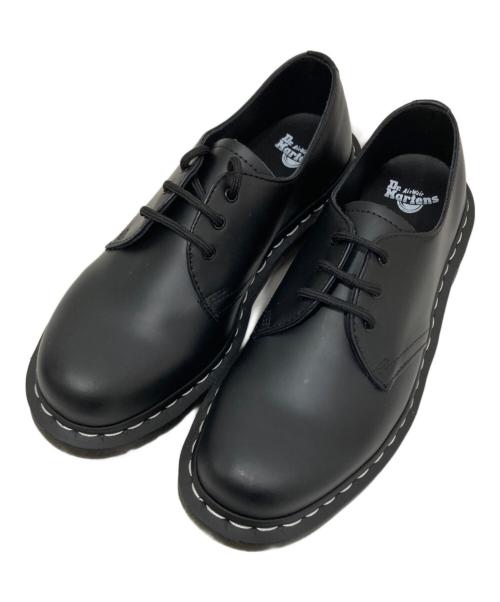 Dr.Martens（ドクターマーチン）Dr.Martens (ドクターマーチン) WHITE STITCH LE ホワイト ステッチ レザー シューズ 1461WS ブラック サイズ:UK7の古着・服飾アイテム