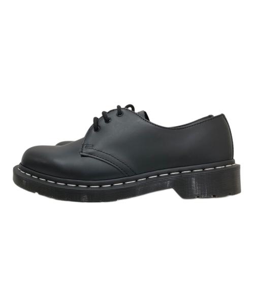 Dr.Martens（ドクターマーチン）Dr.Martens (ドクターマーチン) WHITE STITCH LE ホワイト ステッチ レザー シューズ 1461WS ブラック サイズ:UK7の古着・服飾アイテム