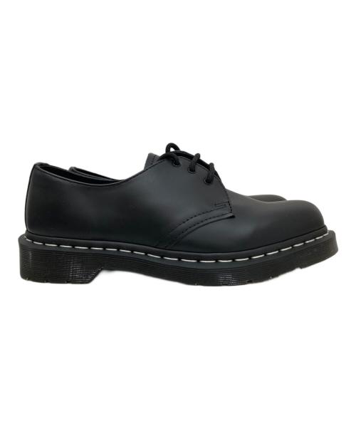 Dr.Martens（ドクターマーチン）Dr.Martens (ドクターマーチン) WHITE STITCH LE ホワイト ステッチ レザー シューズ 1461WS ブラック サイズ:UK7の古着・服飾アイテム