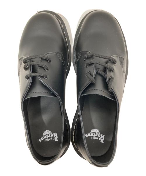 Dr.Martens（ドクターマーチン）Dr.Martens (ドクターマーチン) WHITE STITCH LE ホワイト ステッチ レザー シューズ 1461WS ブラック サイズ:UK7の古着・服飾アイテム