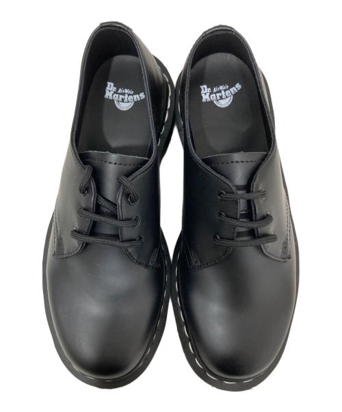Dr.Martens（ドクターマーチン）Dr.Martens (ドクターマーチン) WHITE STITCH LE ホワイト ステッチ レザー シューズ 1461WS ブラック サイズ:UK7の古着・服飾アイテム