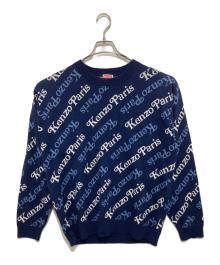 KENZO（ケンゾー）の古着「VERDY JUMPER CREW NECK KNIT ヴェルディ ジャンパー クルーネック ニット FE55PU4573CB」｜ブルー
