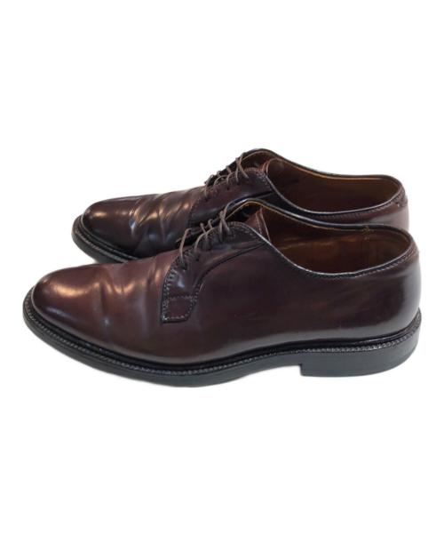 Alden（オールデン）ALDEN (オールデン) シェルコードバン プレーントゥシューズ 990 Clipper Ox.  クリッパーオックスフォード バリーラスト バーガンディー サイズ:8Dの古着・服飾アイテム