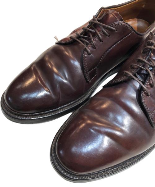 Alden（オールデン）ALDEN (オールデン) シェルコードバン プレーントゥシューズ 990 Clipper Ox.  クリッパーオックスフォード バリーラスト バーガンディー サイズ:8Dの古着・服飾アイテム
