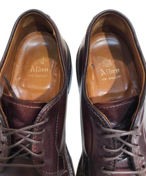 Alden（オールデン）ALDEN (オールデン) シェルコードバン プレーントゥシューズ 990 Clipper Ox.  クリッパーオックスフォード バリーラスト バーガンディー サイズ:8Dの古着・服飾アイテム