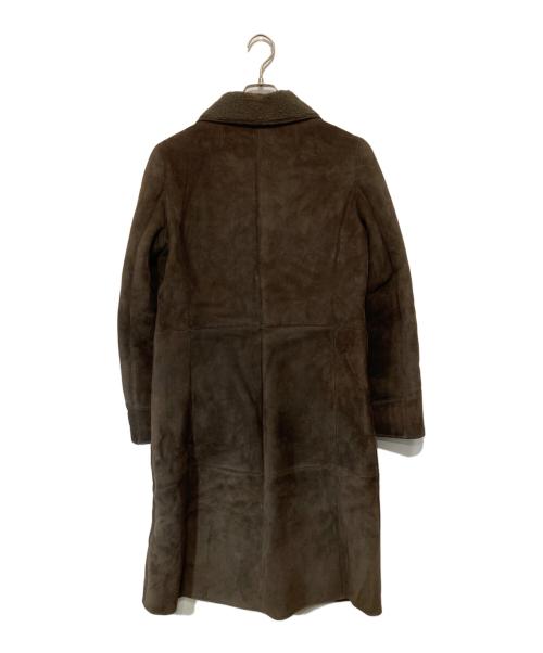 FENDI（フェンディ）FENDI (フェンディ) ムートンコート ブラウン サイズ:42の古着・服飾アイテム