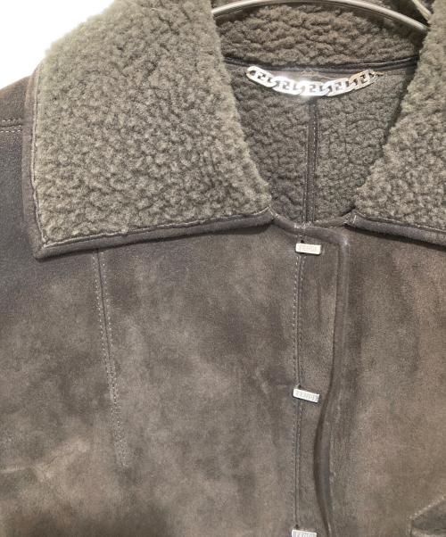 FENDI（フェンディ）FENDI (フェンディ) ムートンコート ブラウン サイズ:42の古着・服飾アイテム