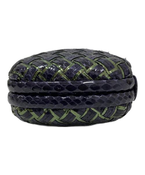 BOTTEGA VENETA（ボッテガベネタ）BOTTEGA VENETA (ボッテガベネタ) クラッチバッグ ネイビーの古着・服飾アイテム