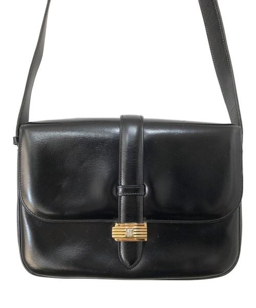 CELINE（セリーヌ）CELINE (セリーヌ) ショルダーバッグ ブラックの古着・服飾アイテム