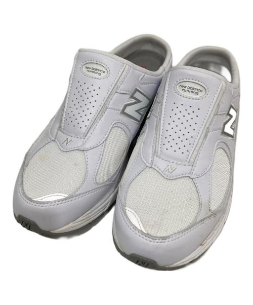 NEW BALANCE（ニューバランス）NEW BALANCE (ニューバランス) BEAMS (ビームス) ミュール M2002RM3 ホワイト サイズ:27.5の古着・服飾アイテム