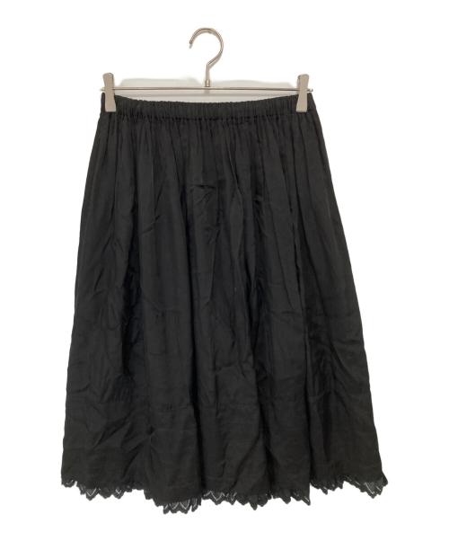 tricot COMME des GARCONS（トリココムデギャルソン）tricot COMME des GARCONS (トリココムデギャルソン) キュプラプリーツスカート TC-S042 AD2008 ブラック サイズ:記載なしの古着・服飾アイテム