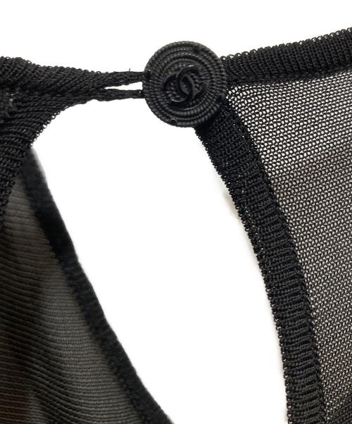 CHANEL（シャネル）CHANEL (シャネル) ココマークボタン ニット プリーツ ワンピース P43034K04335 ブラック サイズ:38の古着・服飾アイテム