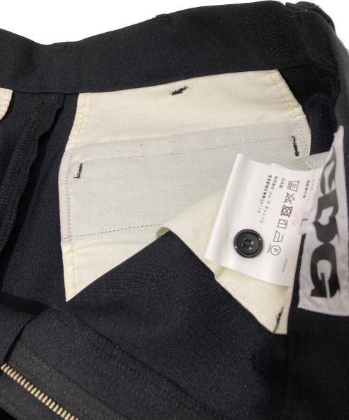 CDG（シーディージー）CDG (シーディージー) SZ-P005 AD2021 ポリエステルガゼットクロッチサルエルパンツ 20SS ブラック サイズ:Lの古着・服飾アイテム