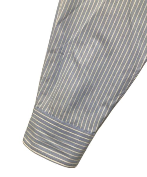 PLAY COMME des GARCONS（プレイコムデギャルソン）PLAY COMME des GARCONS The North Face X Play Blouse Stripe ザ ノース フェイス X プレイ ブラウス ストライプ AE-B202 スカイブルー サイズ:Lの古着・服飾アイテム